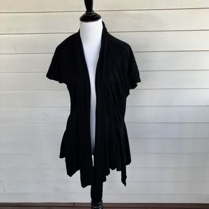White House Black Market Draped Open Cardigan Sz 6